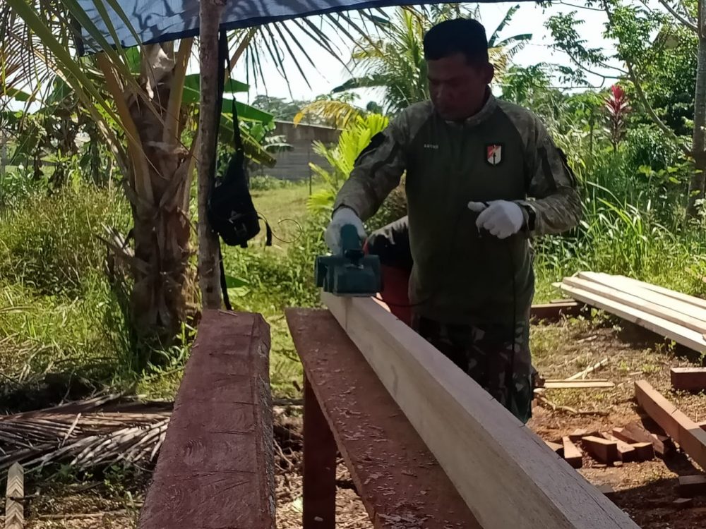 Banyak Manfaat Diberikan TNI Melalui TMMD