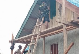 Danramil Pantai Timur Rutin Monitoring ke Lokasi TMMD