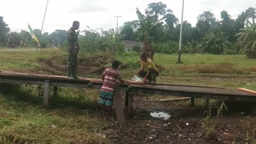 Doa Warga Menyertai Satgas TMMD Kodim Sarmj