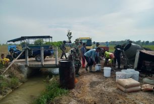 Ember Bekas Jadi alat Yang Berguna Dalam TMMD di Desa Tamansari