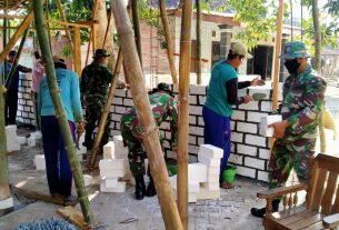 Kerja, Kerja Teriak Anggota Satgas TMMD Kodim Pati