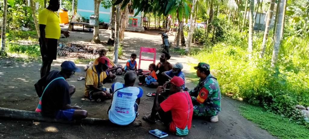 Komsos Satgas TMMD Rajut Kemanunggalan TNI dan Rakyat