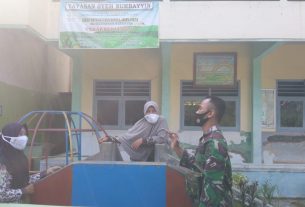 Pra TMMD, Anggota TNI Kodim Pati Bersosialisasi Dengan Warga
