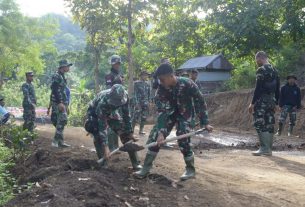 Semangat Dan Jiwa Korsa Satgas TMMD Ke-111 TA.2021 Bukan hanya Pada Saat Latihan