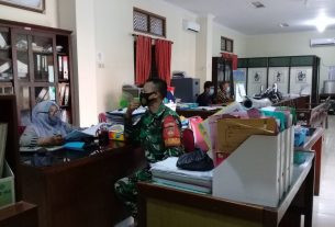 Serda Sugiyanto Laksanakan Komsos Dengan Lurah Setempat, Ini Tujuannya