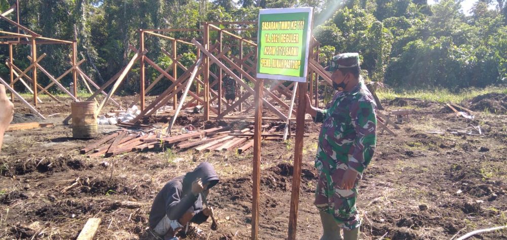 Tekad Masyarakat Sukseskan program TMMD ke-111 Kodim Sarmi