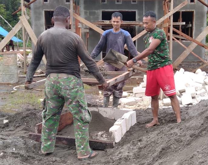 Berikan Semangat Satu Sama Lain, Sukseskan Pelaksanaan TMMD