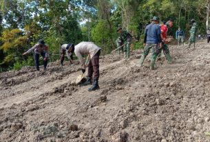 Kegiatan TMMD Ke 111 Kodim 1407/Bone Menciptakan Sinergitas Antara TNI Polri