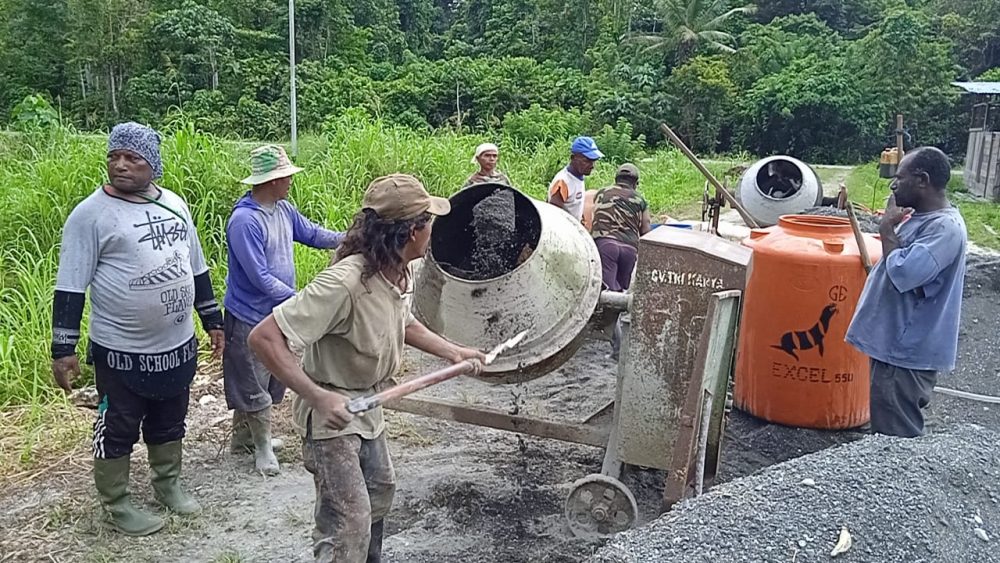 Pelaksanaan TMMD Kodim Sarmi Sajikan Pemandangan Menyejukkan