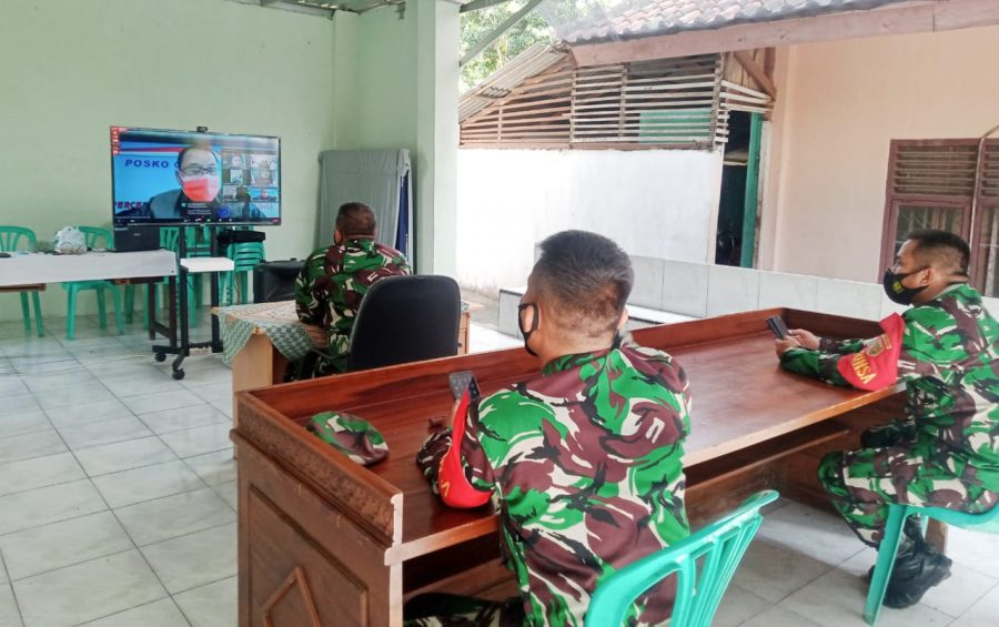Personel Koramil Jajaran Kodim 0410/KBL mengikuti kegiatan Sistem Pelacakan