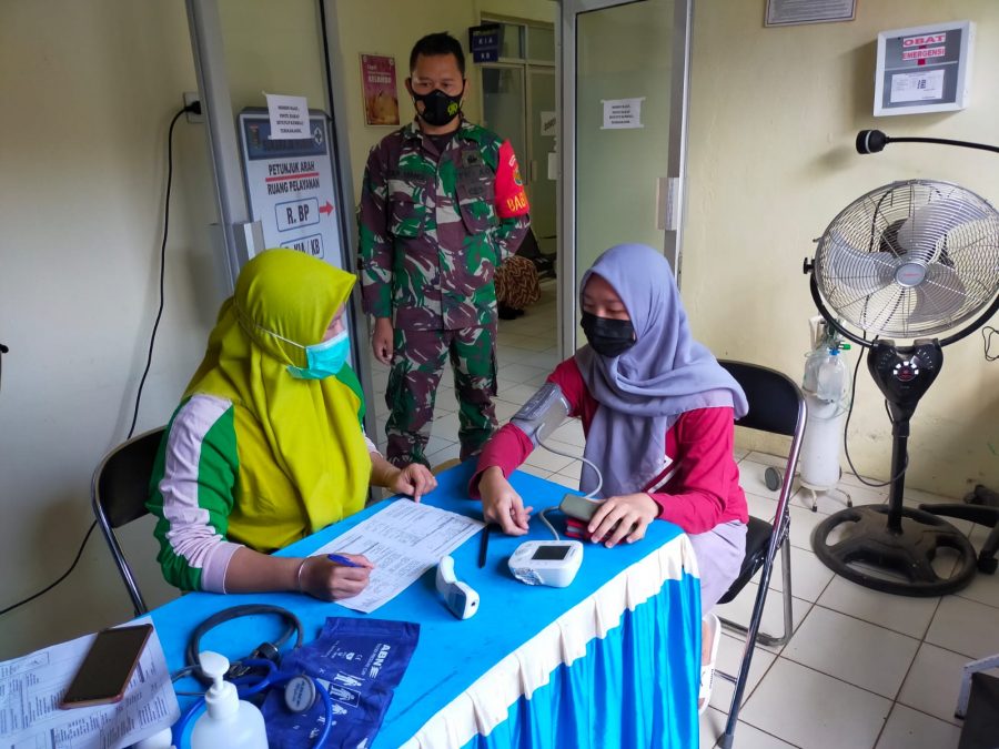 Kodim 0429/Lamtim Sukseskan Herd Immunity Dengan Aktif Gelar Serbuan Vaksinasi
