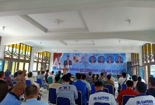 Roman Akbar secara aklamasi terpilih ketua BPC Gapensi Lampura
