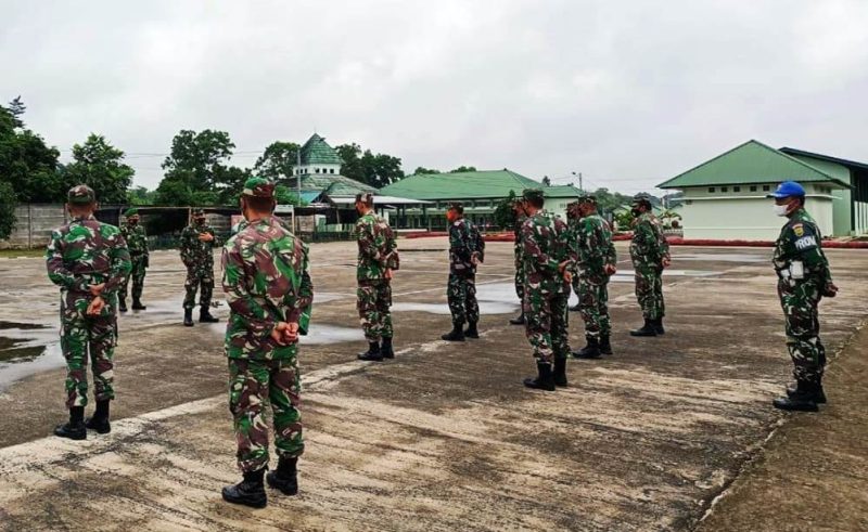 Awali Aktivitas, Kodim 0429/Lamtim Laksanakan Apel Pagi