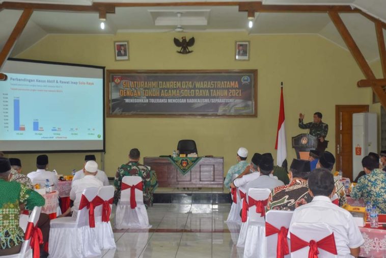 Danrem 074Warastratama Gelar Silaturahmi Dengan Tokoh Agama Se Solo Raya