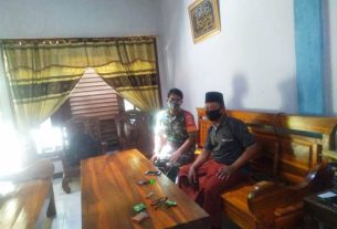 Babinsa Laksanakan Pembinaan Teritorial Dengan Toga