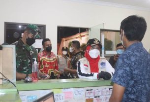 Dandim 0410/KBL Bersama Walikota Ikuti Operasi Yustisi dan Pantauan Ibadah malam Natal