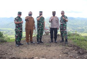 Buat Jalan Baru Permudah Transportasi, Dandim 0728/Wonogiri Tinjau Lokasi Yang Akan Dijadikan TMMD