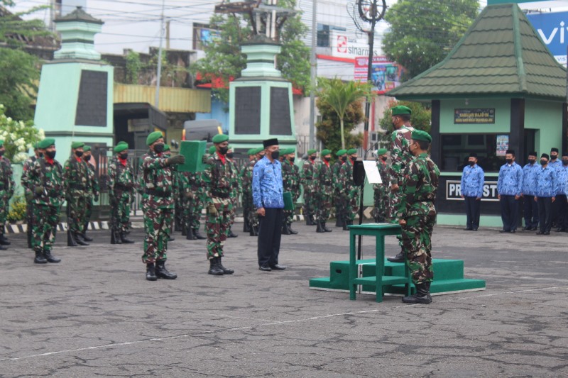 Kodim 0728/Wonogiri Gelar Upacara Bendera Perdana, Berikut Penyampaian KASAD
