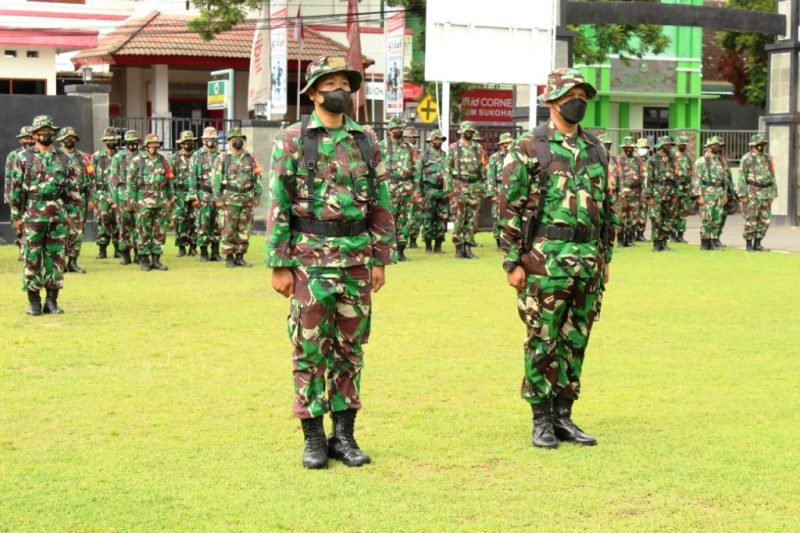 Pertajam Kemampuan Bati Koramil dan Babinsa Kodim 0726/Sukoharjo Gelar Latnister