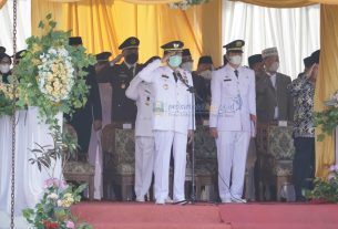 Upacara Peringatan Hari Ulang Tahun Kabupaten Pesisir Barat Ke-9