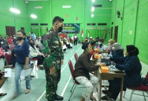 Warga Kelurahan Tipes Jadi Sasaran Serbuan Vaksin Dosis 1,2 & 3 (Booster) Kodim Solo
