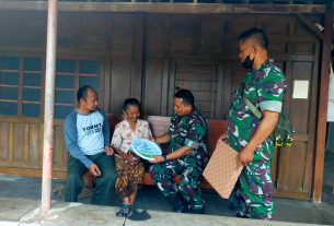 Pererat Silaturahmi, Danramil 04/Jebres Komsos Dengan Warga Masyarakat