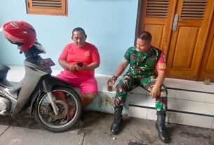 Pererat Silahtuhrahmi, Babinsa Juwangi Komsos Dengan Tokoh Masyarakat.