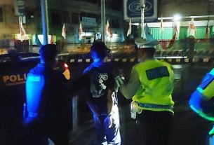 Giat KRYD, Tim Gabungan Patroli Polresta Bandar Lampung Amankan Pelaku Penodongan di Pasar Tengah