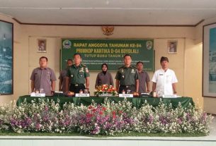 Koperasi Kartika D-04 Kodim 0724/Boyolali Laksanakan RAT