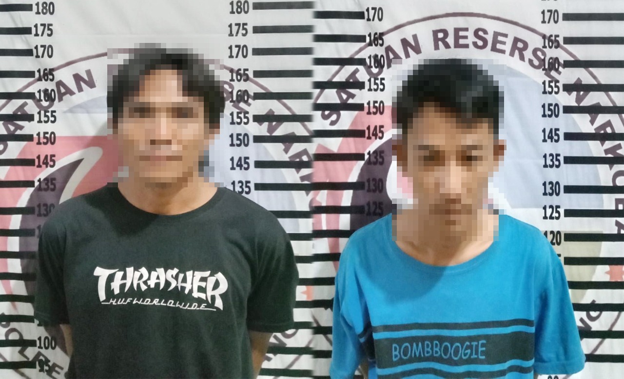 Satresnarkoba Polres Tulang Bawang Tangkap Dua Warga Menggala Kota