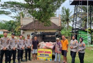 Bantuan Kemanusian untuk Negeri, Bag SDM Polres Tulang Bawang Barat giat Bansos.
