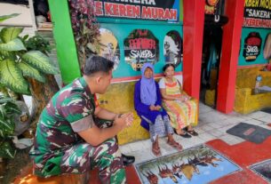 Murah Senyum, Cara Babinsa Tipes Dekat Dengan Warganya