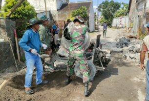 Suara Bising Mesin Molen Akan Menjadi Hal Biasa Bagi Satgas TMMD Reguler Ke-116 Kodim 0735/Surakarta