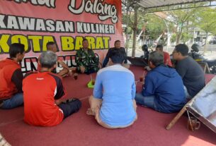 Tingkatkan Ketahanan Pangan Wilayah, Babinsa Bersama Bhabinkamtibmas Sambangi Pelaku UMKM