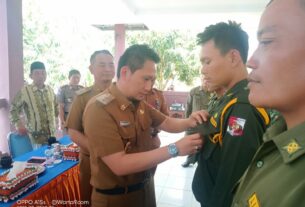 Ardian Saputra hadiri Pelatihan Satlinmas di Kecamatan Abung Tengah