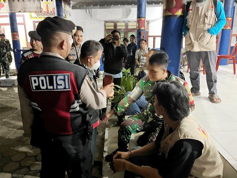 Cegah Penyelenggara dan Petugas Pam Pemilu 2024 Kelelahan, Polres Lampung Utara Beri Bantuan Kesehatan