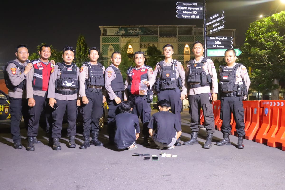 Bawa Tembakau Sinte, Polisi di Bandar Lampung Amankan Dua Remaja Asal Kabupaten Lampung Selatan