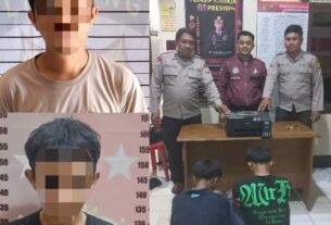 Empat Pelaku Curat Diamankan Polsek Jajaran Polres Lampung Utara