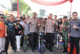 310 Peserta Ikuti Street Fun Race Bhayangkara Presisi 2024 Yang Digelar Polres Tulang Bawang