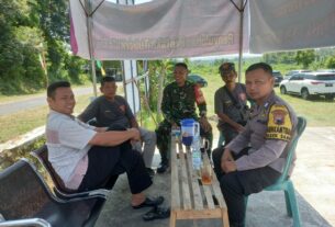 Babinsa Dan Bhabinkamtipmas Patroli Bersama Di Wilayah