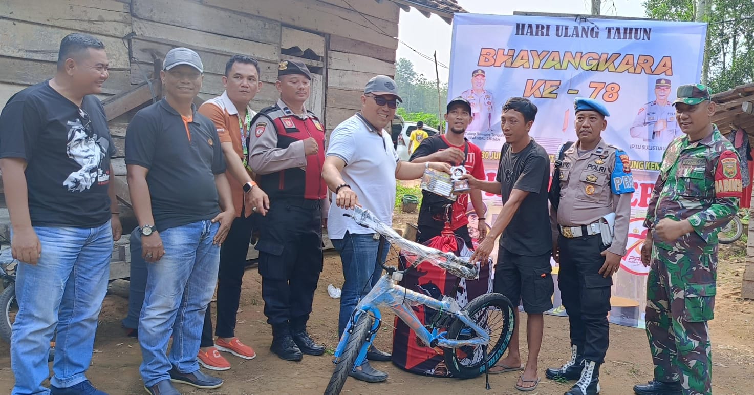Hari Bhayangkara ke 78, Polsek Tulang Bawang Tengah Gelar Lomba Burung Kicau