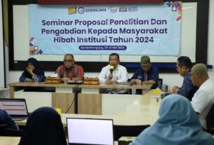 LP2M Darmajaya Gelar Seminar Proposal Penelitian dan Pengabdian Masyarakat Hibah Institusi, Ini Pesan Rektor
