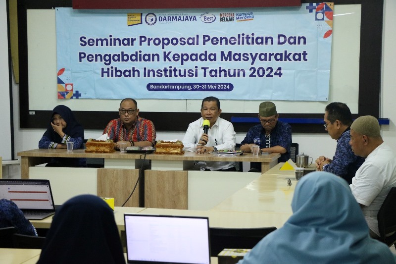 LP2M Darmajaya Gelar Seminar Proposal Penelitian dan Pengabdian Masyarakat Hibah Institusi, Ini Pesan Rektor