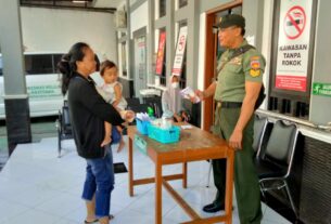 Wujudkan Balita Dan Ibu Hamil Sehat, Bati Wanwil Bersama Babinsa Kratonan Dampingi Warganya Posyandu