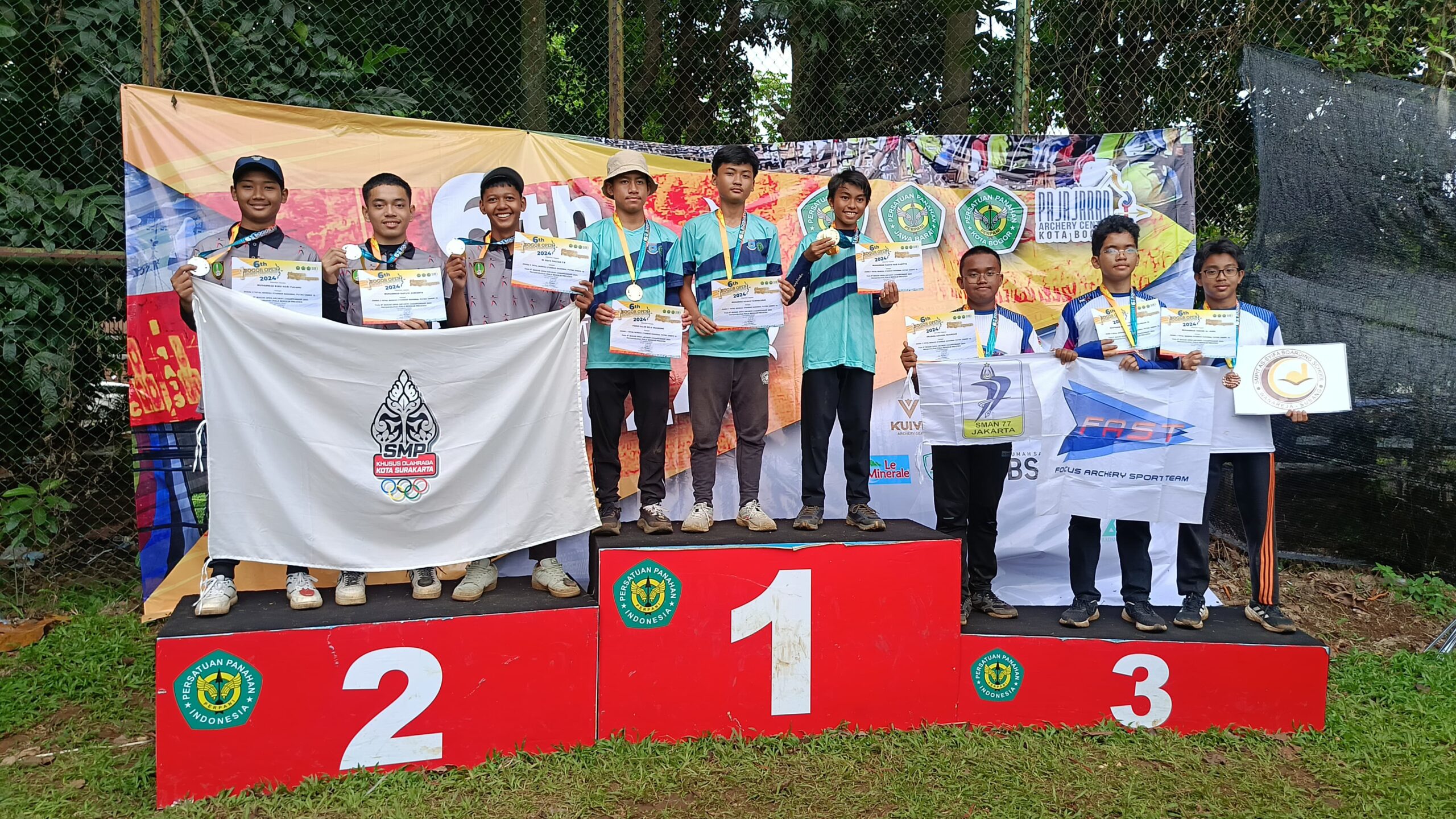 Atlet Panahan SKO Surakarta Borong Medali di BOAC#6 Piala Presiden, 2 Emas 4 Perak 5 Perunggu