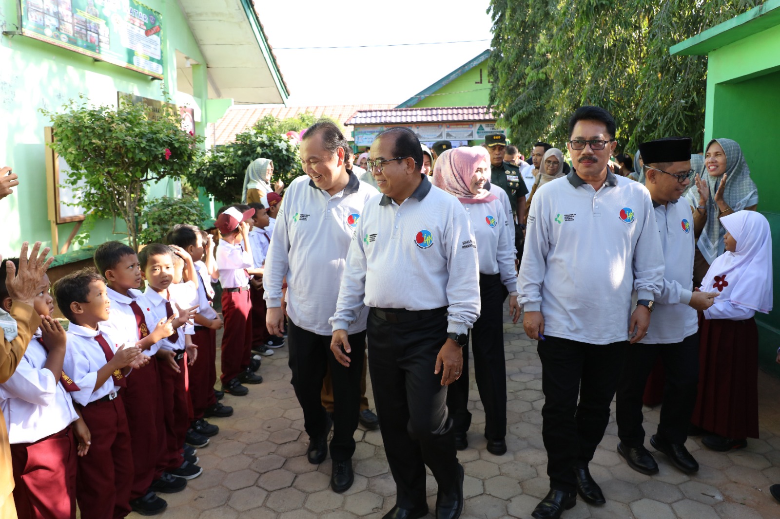 Pj. Gubernur Samsudin Lakukan Pencanangan PIN Polio Tingkat Provinsi Lampung Tahun 2024, Sasar 1.259.539 Anak Usia 0-7 Tahun