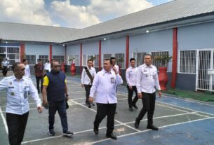 Kunjungi Rutan Kotabumi, Staf Ahli Menteri Bidang Sosial Tinjau Pelayanan Kunjungan dan Pembimbingan Tahanan