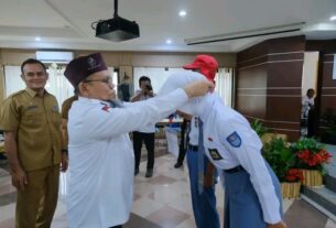 75 Calon Anggota Paskibraka Siap Sukseskan Pengibaran Bendera HUT RI di Muba