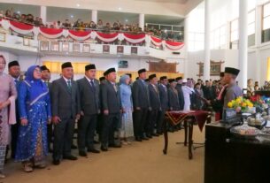 Bupati Raden Adipati Surya Hadiri Pelantikan dan Sumpah Jabatan Anggota DPRD Way Kanan