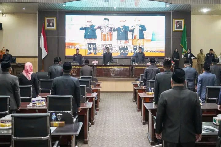 Sekda Muba H Apriyadi Sampaikan KUPA dan PPASP R-APBDP Kabupaten Muba Tahun 2024